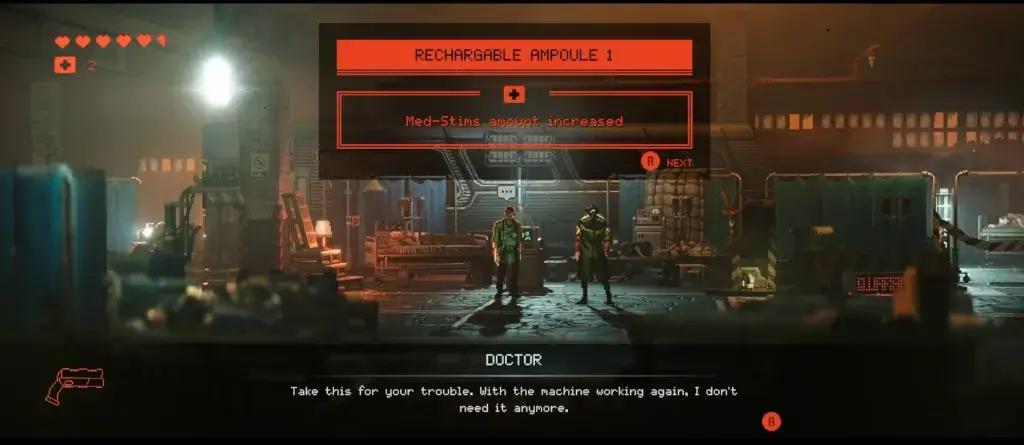 Врач вознаградит вас улучшением стимуляторов Врач вознаградит вас улучшением стимуляторов