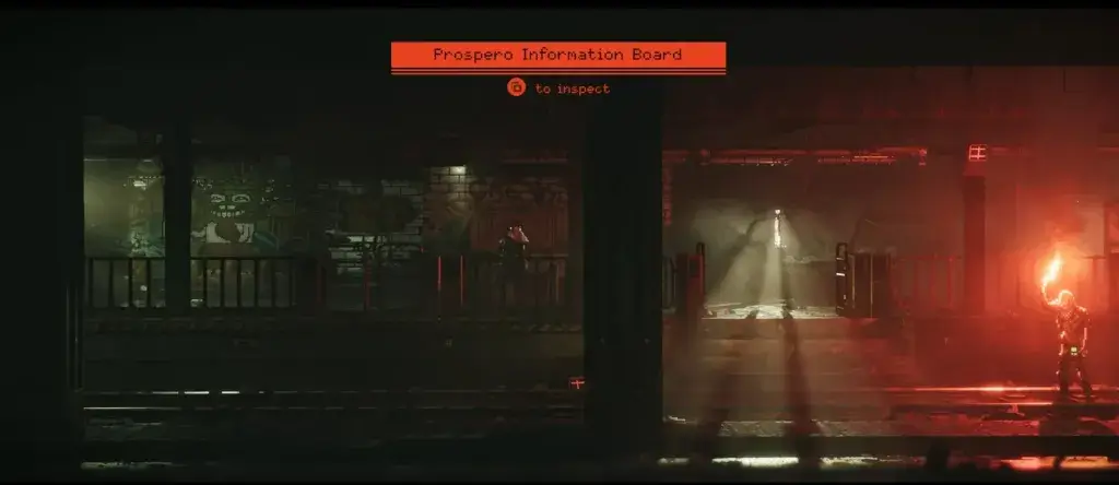 Осмотрите стену рядом с турникетами Осмотрите стену рядом с турникетами