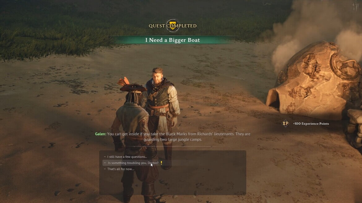 Начало квеста Горькая пилюля