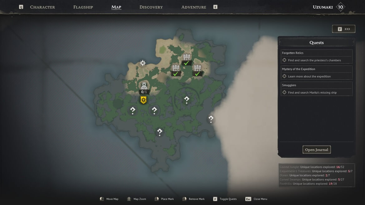 Биом Болота Swamps в Windrose