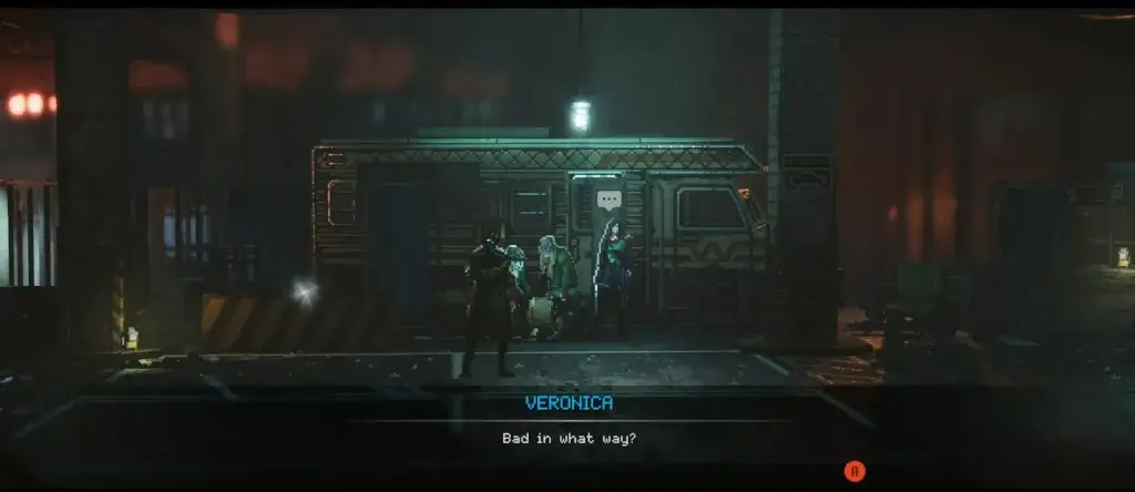 Поговорите с Вероникой и готовьтесь к выходу Поговорите с Вероникой и готовьтесь к выходу