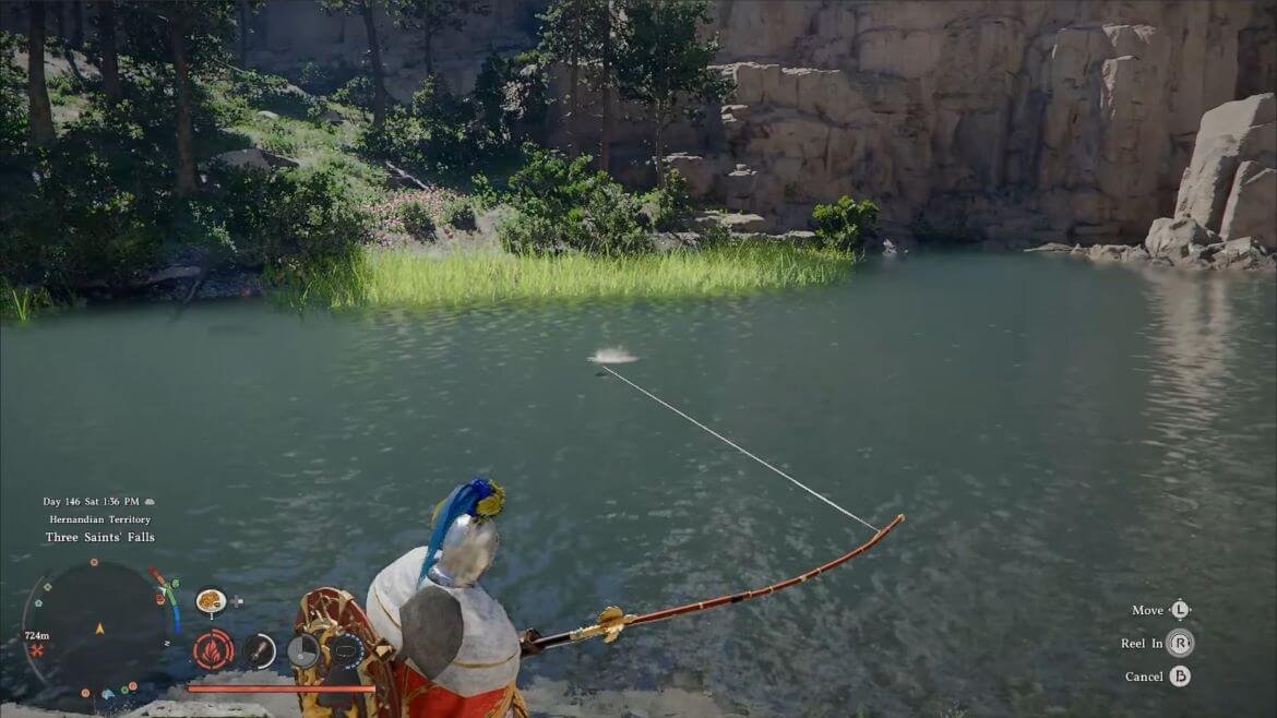 Рыбалка отличное занятие для сбора ингредиентов для приготовления пищи