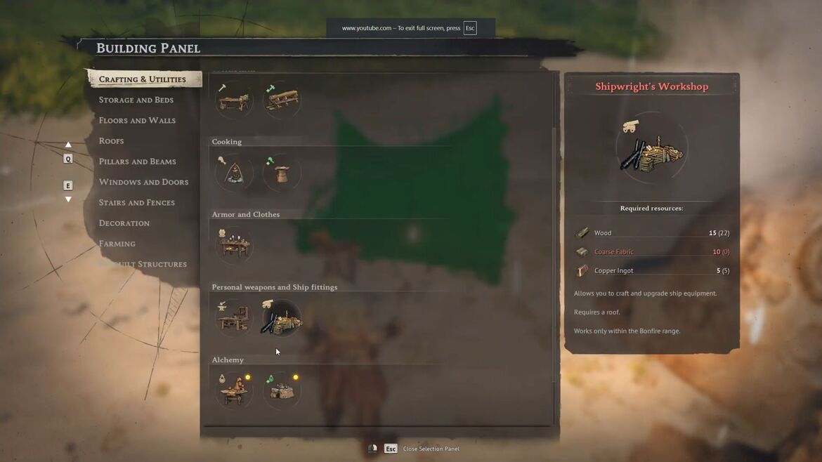 Постройте корабельную мастерскую