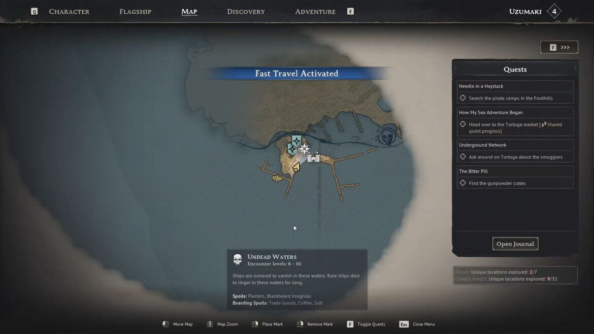 Направляйтесь на рынок Тортуги