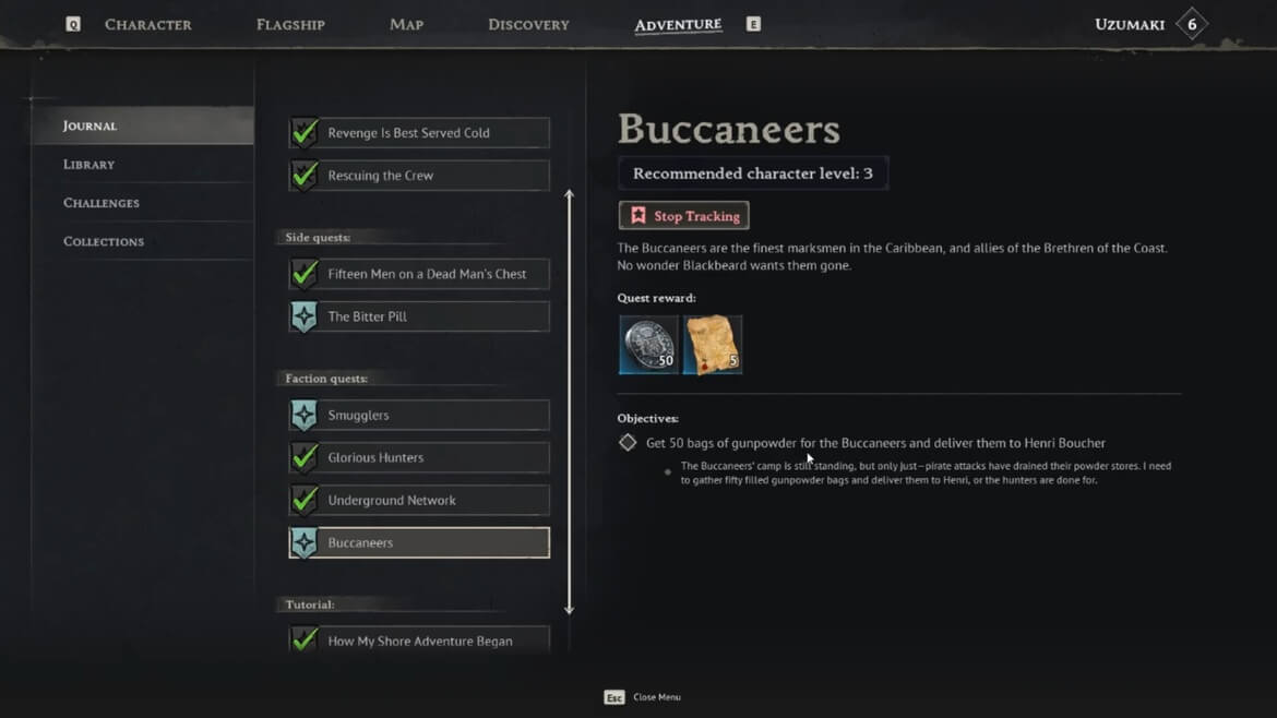 Поиск записок для начала квеста