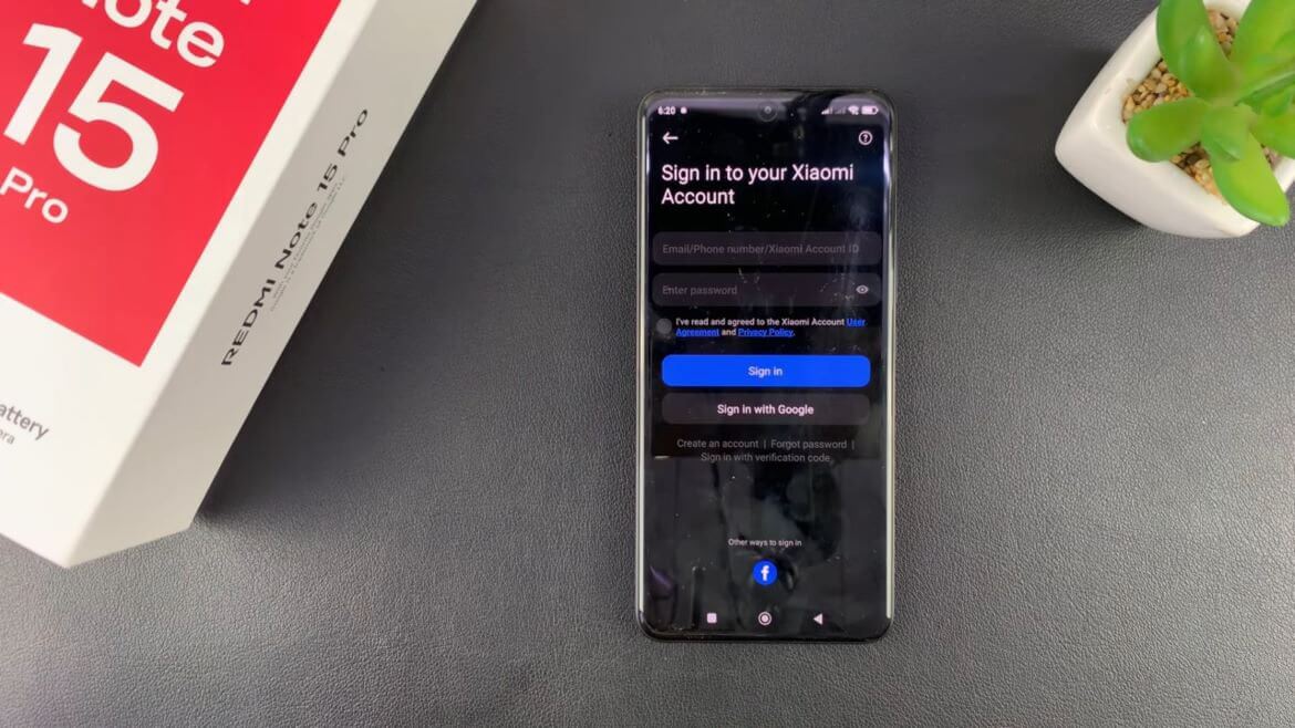 Вход в Xiaomi аккаунт