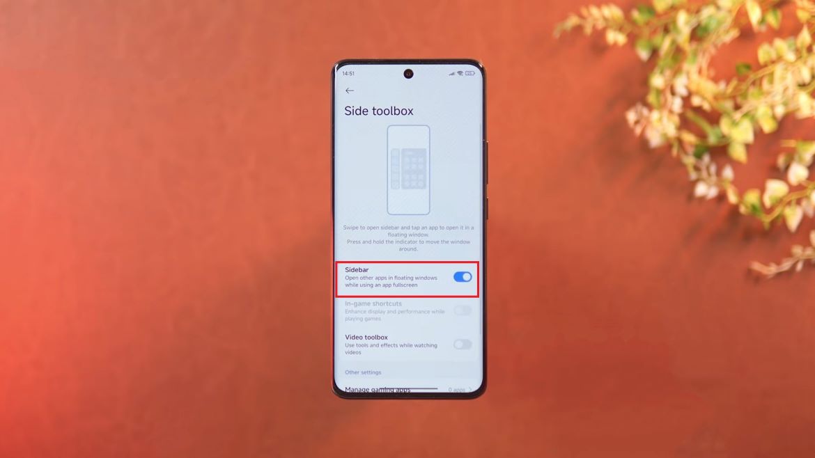 Боковая панель Sidebar