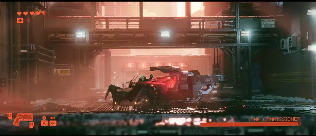 Комиссар проводит атаку с размаха Комиссар проводит атаку с размаха