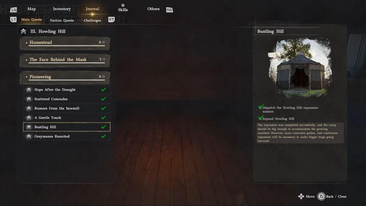 Завершите квест Шелестящий холм в Crimson Desert