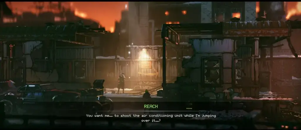 Заберитесь на крышу слева Заберитесь на крышу слева