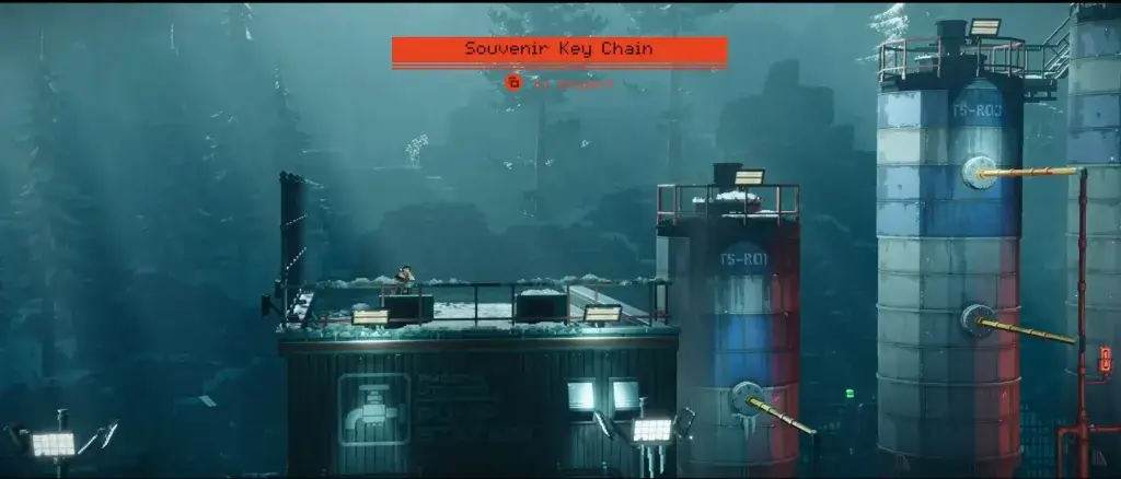 Документ Сувенирный брелок лежит на насосной станции в промышленной зоне Документ Сувенирный брелок лежит на насосной станции в промышленной зоне