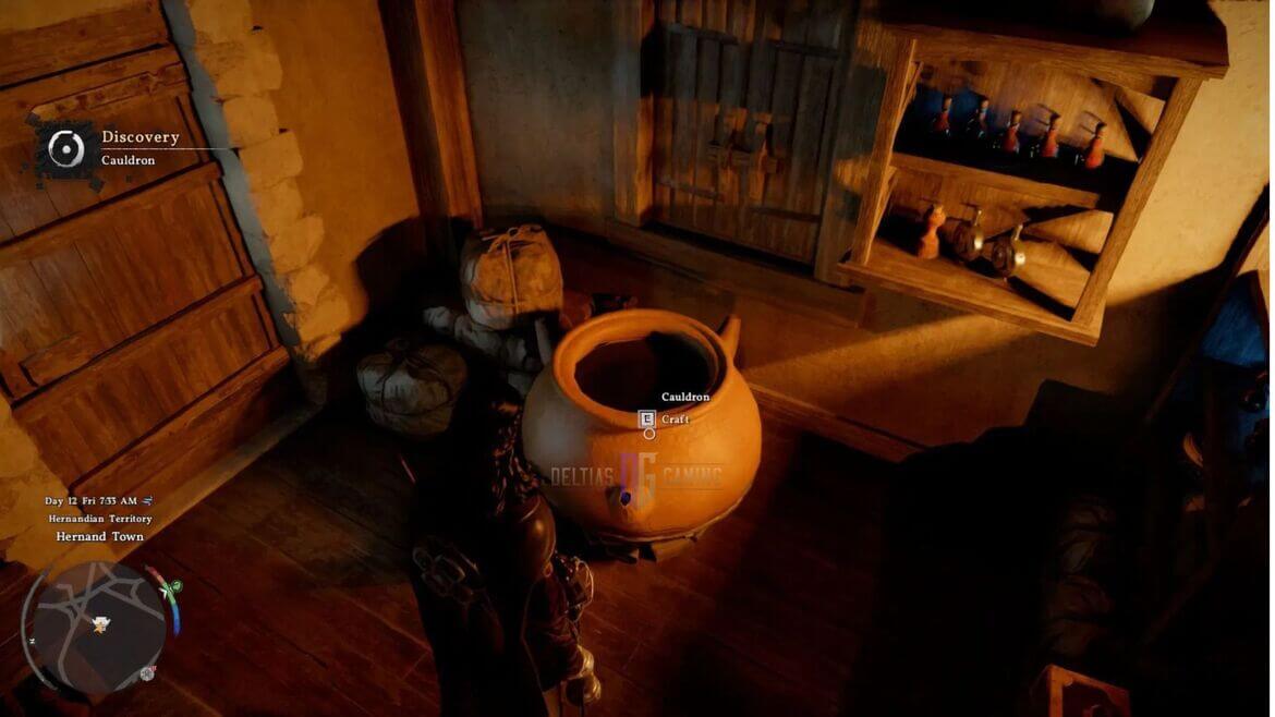 Используйте паутину для приготовления зелий