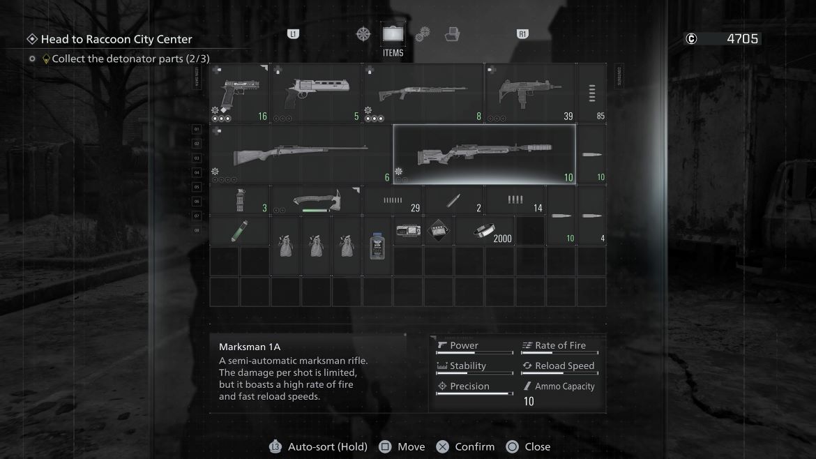 Инвентарь Леона