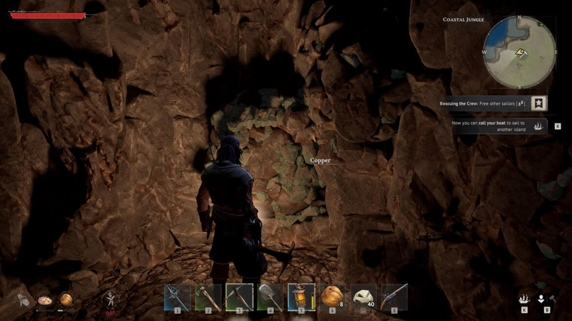 Процесс добычи медной руды в шахте