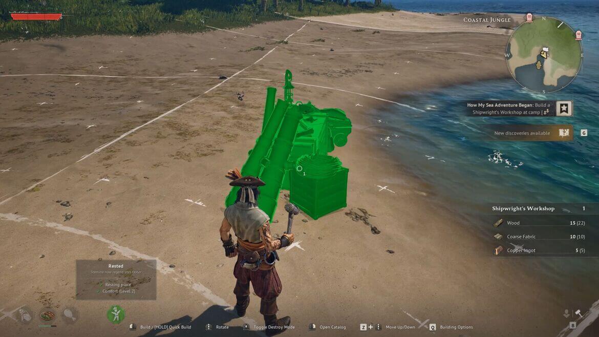 Сбор материалов для строительства