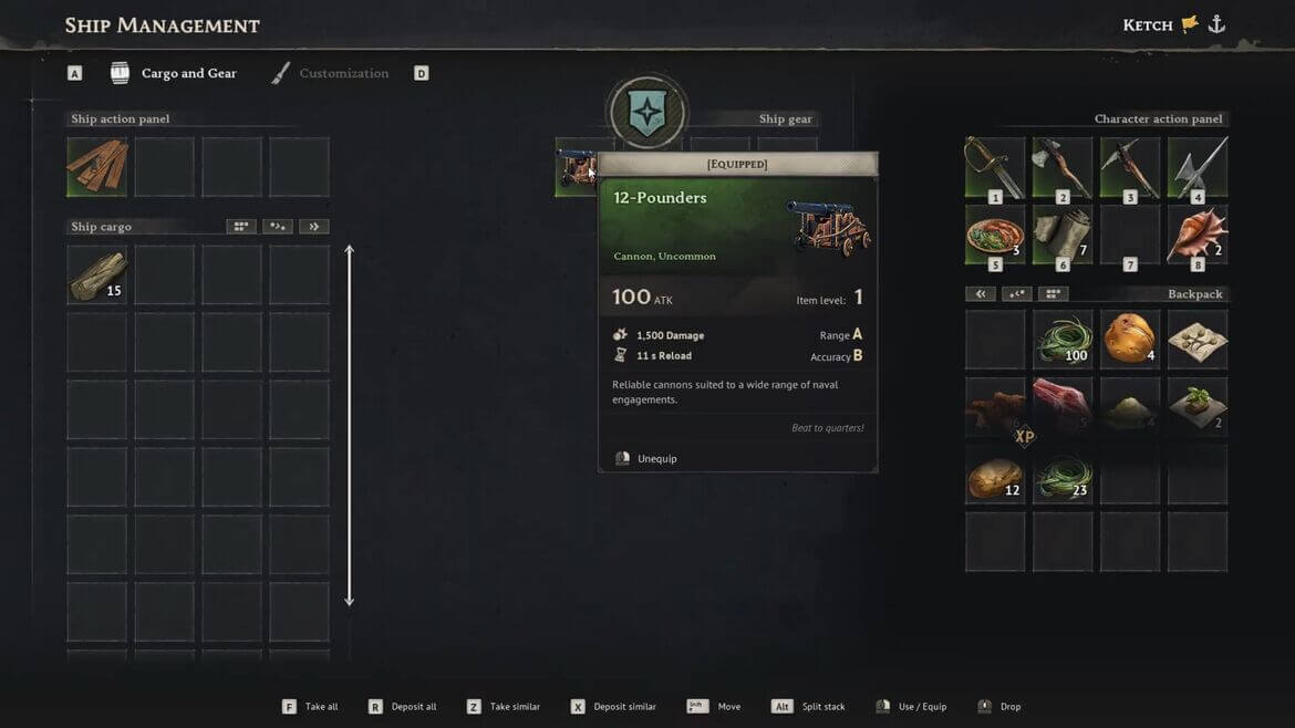 Установка оборудования на корабль через пристань