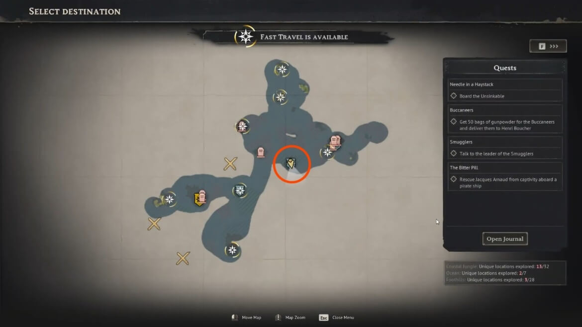 Местоположение Анри Буше