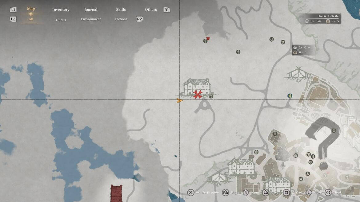 Вход в здание рядом с поместьем Лайонкрест