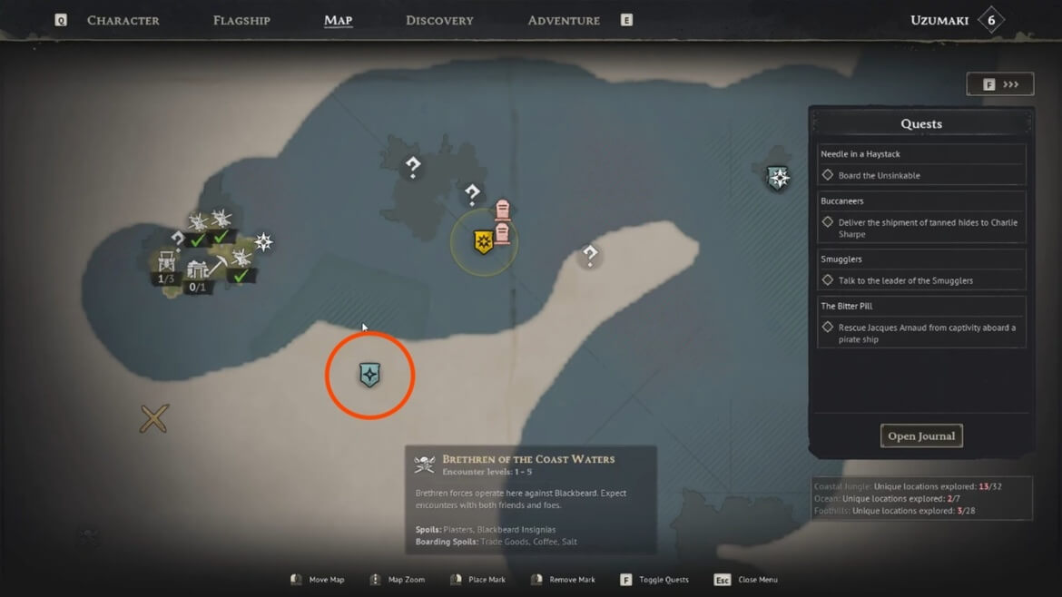 Местоположение Чарли Шарпа