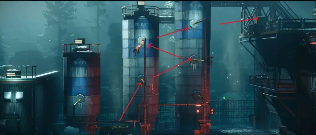 Пересеките крышу и спуститесь вниз Пересеките крышу и спуститесь вниз