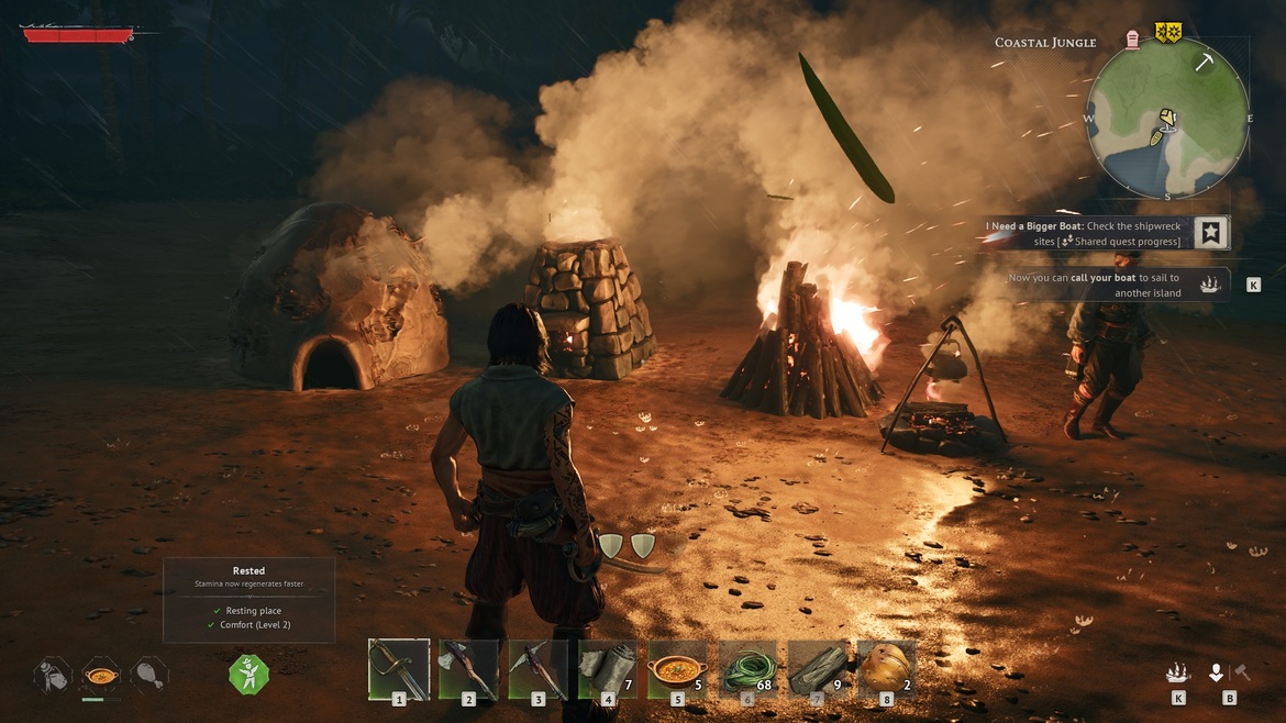 Костёр в Windrose