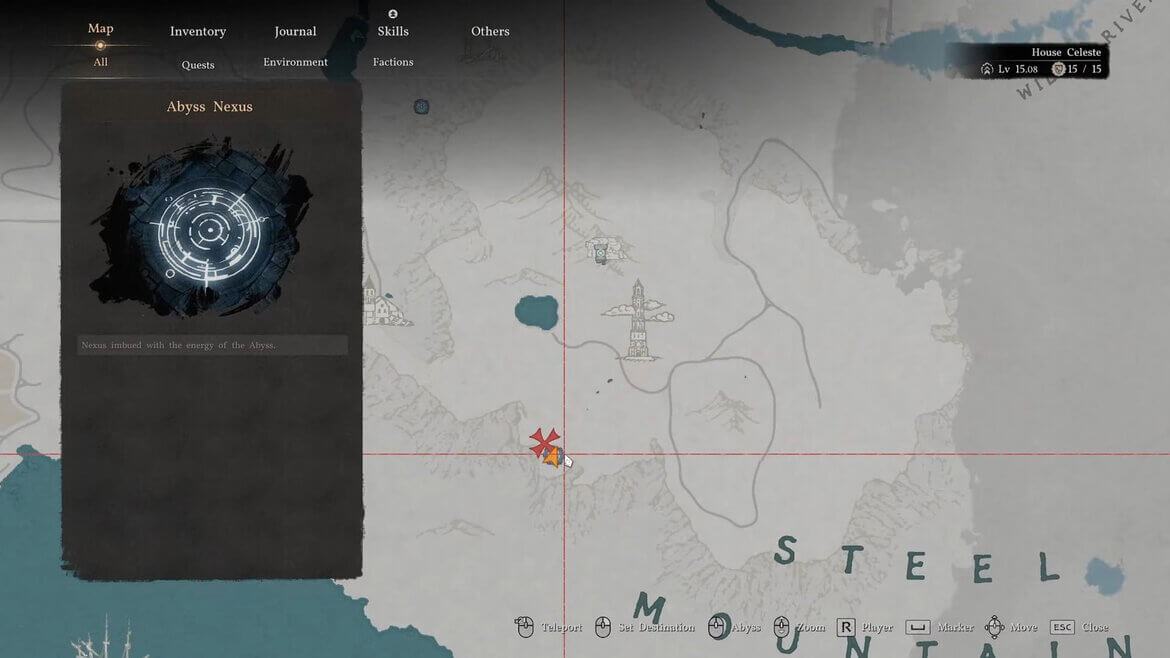 Ищите и открывайте точки быстрого перемещения для удобного передвижения