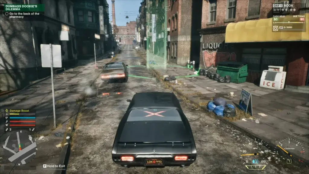 Следуйте за жёлтым указателем на миникарте Следуйте за жёлтым указателем на миникарте