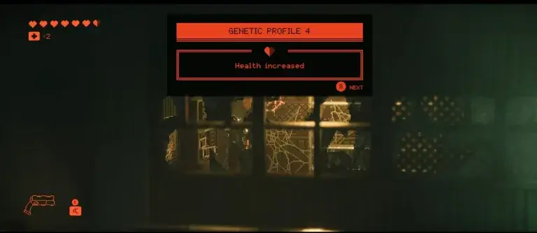 В дальнем конце комнаты найдите улучшение здоровья В дальнем конце комнаты найдите улучшение здоровья