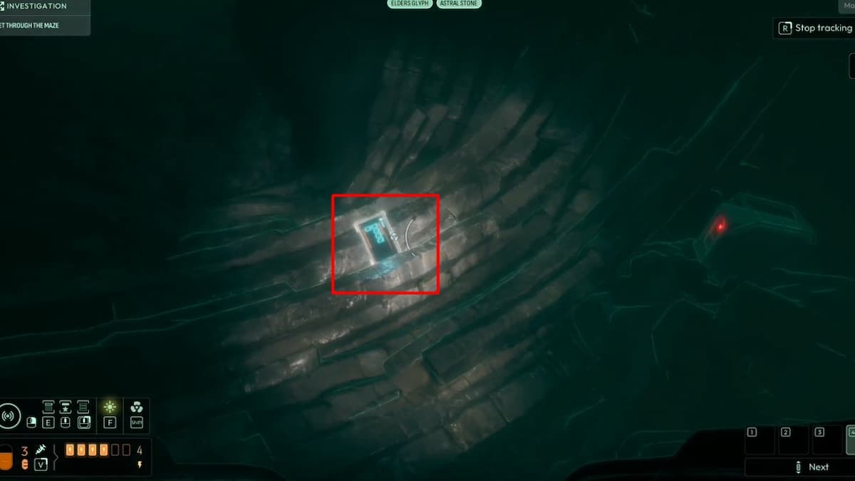 Продолжайте двигаться вперёд по туннелю