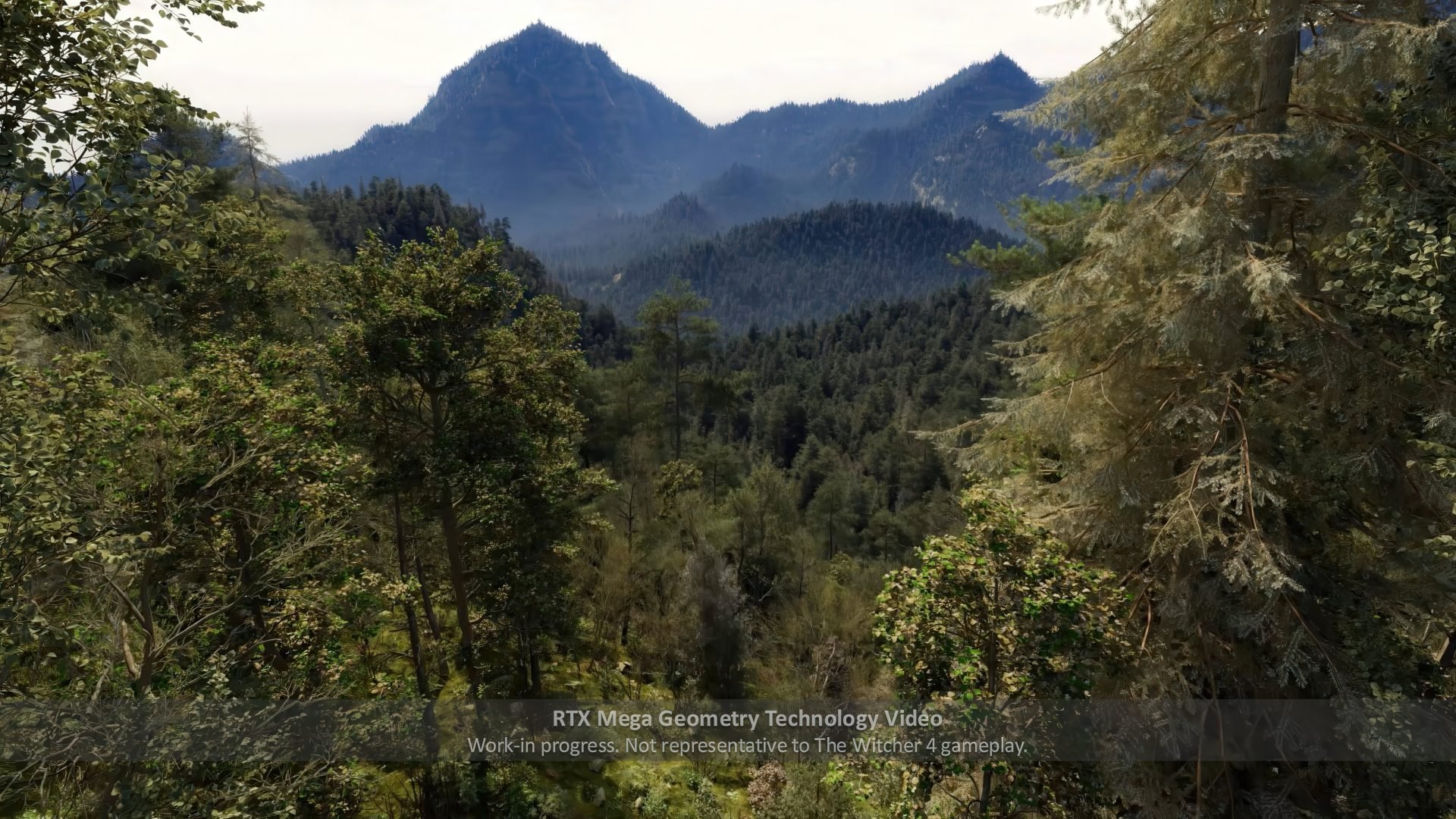 Демо The Witcher 4 с RTX Mega Geometry 4K и 80 FPS на RTX 5090
