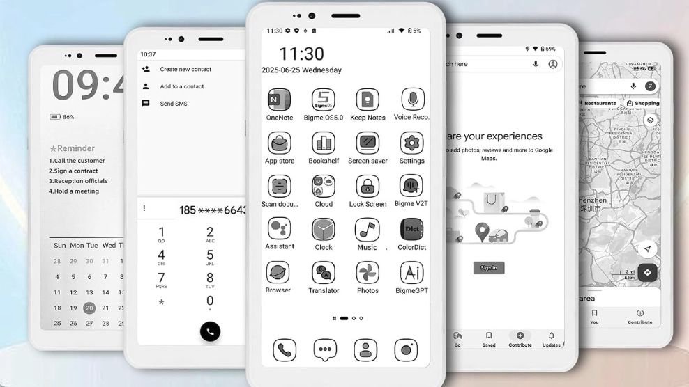 Bigme HiBreak Dual готовит смартфон с OLED и цветным E Ink