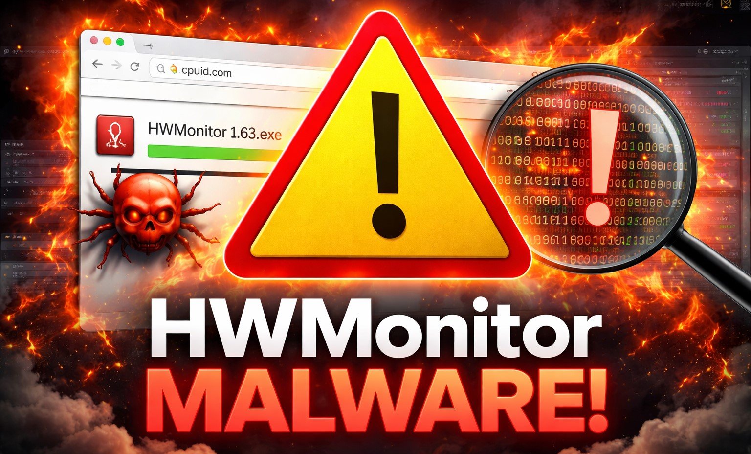 CPU Z и HWMonitor загрузки версий 163 пометили как вредоносные