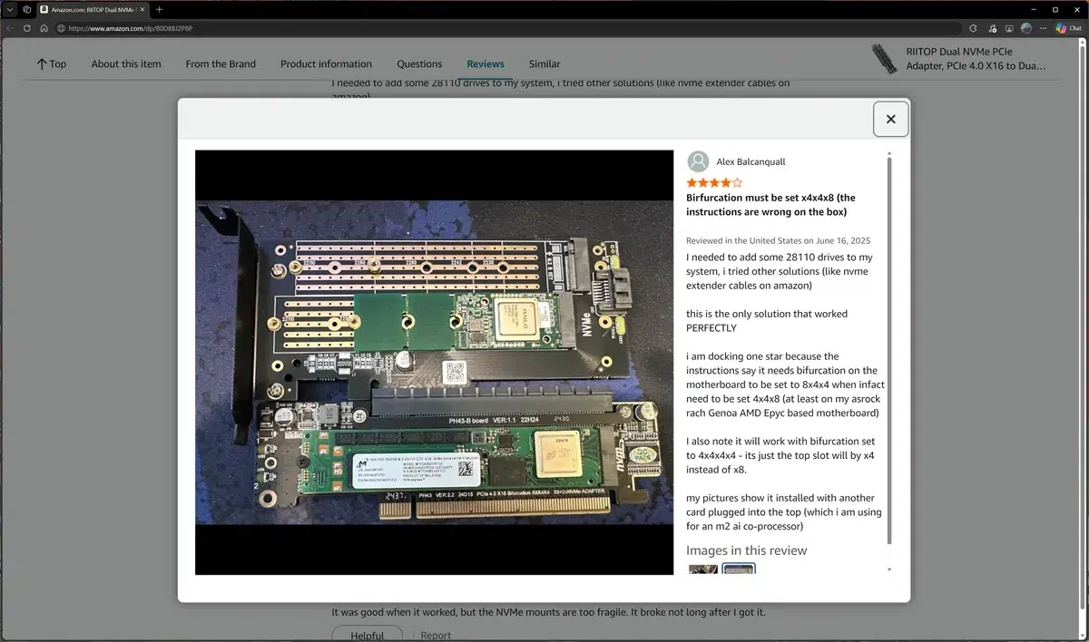 Изображение к статье: Адаптер RIITOP за $27 делит PCIe x16: GPU и два M.2