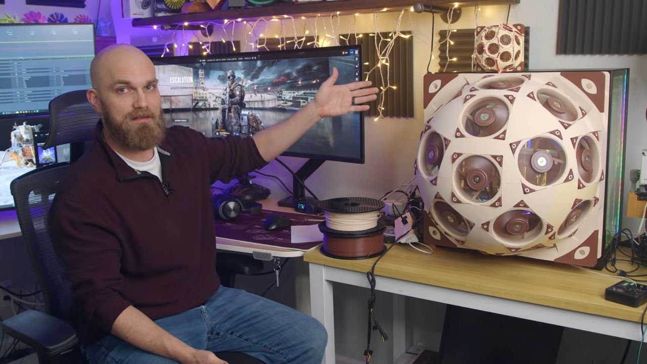 Superdome боковая панель с 15 вентиляторами сбила 20°C