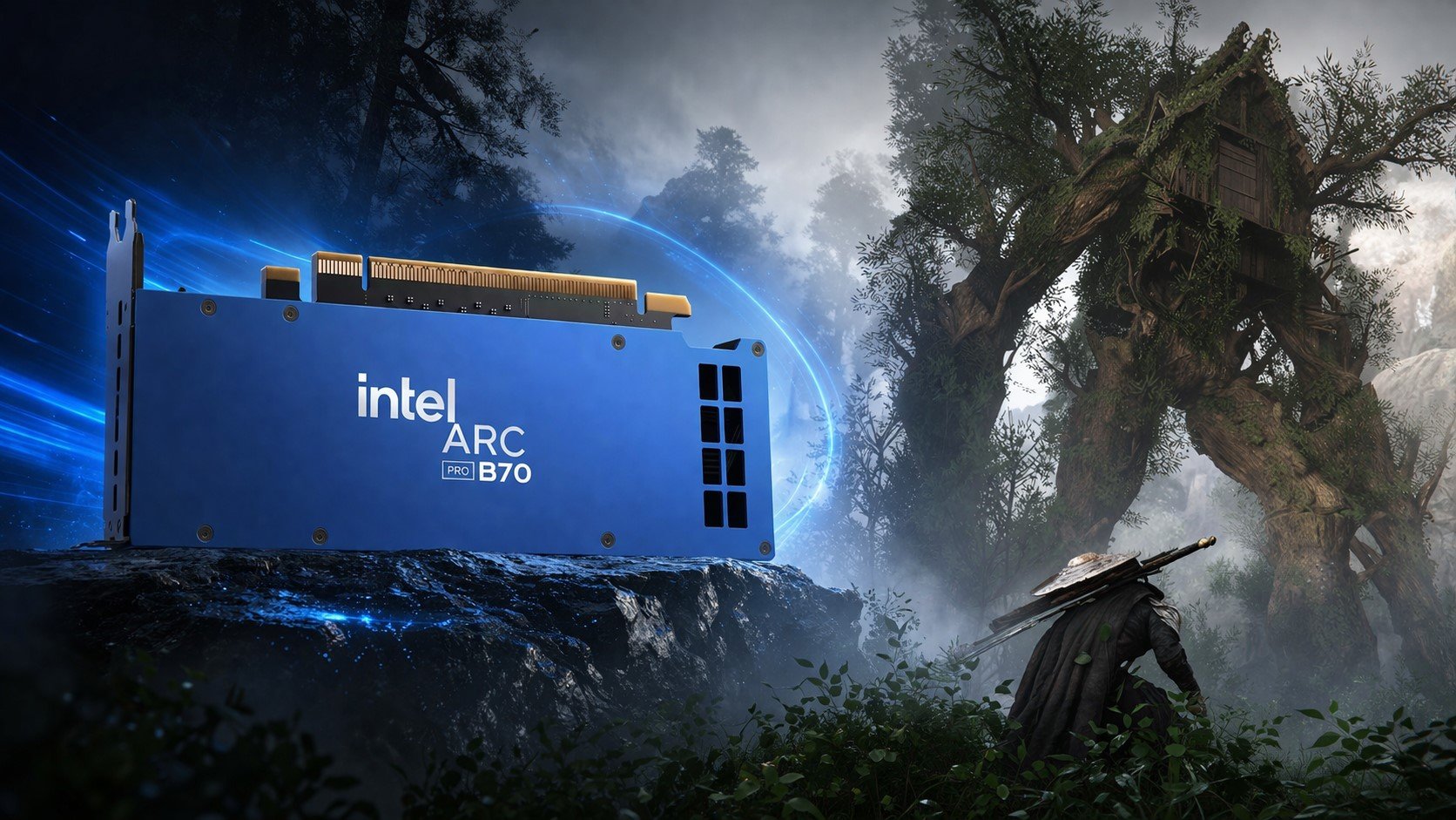 Crimson Desert запустили на Intel Arc Pro B70 но с артефактами