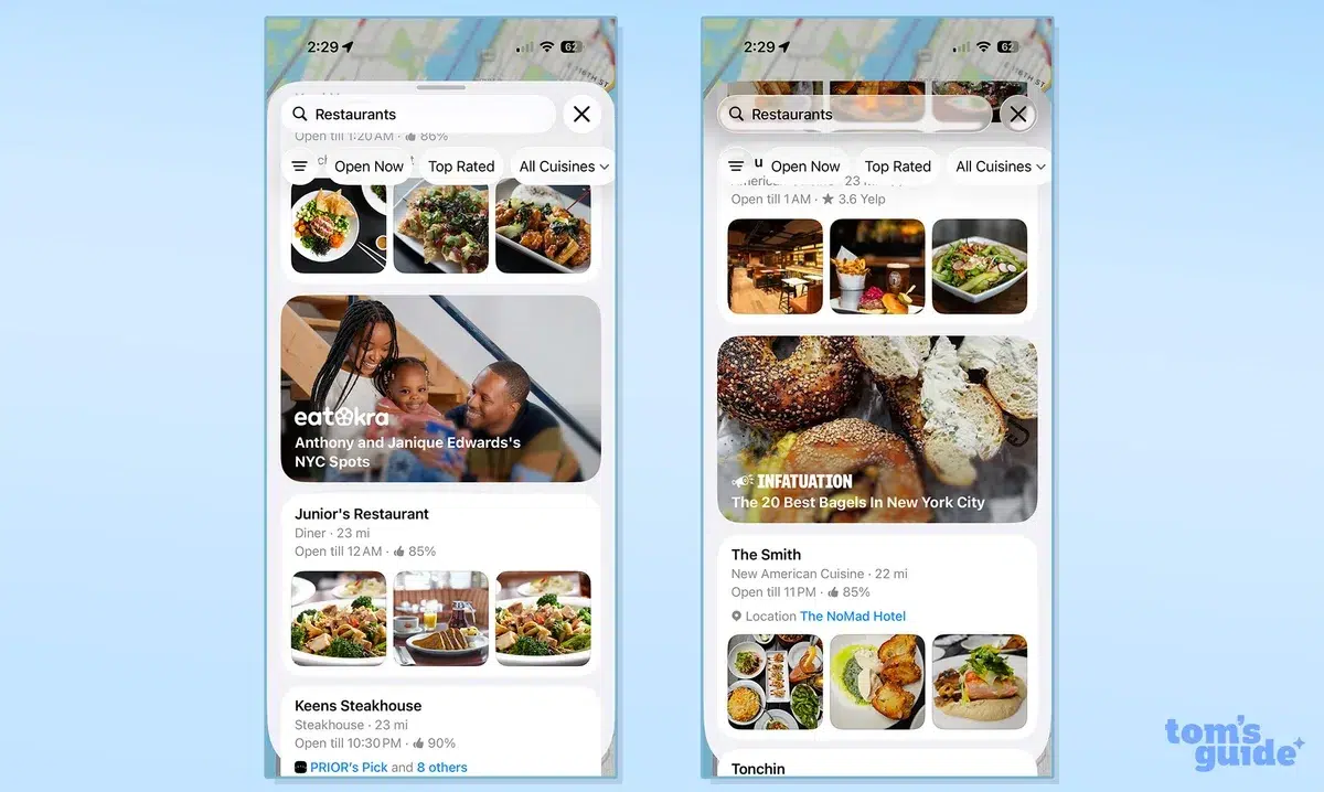 Изображение к статье: Apple готовит рекламу в Maps: в iOS 26.5 beta 2 показали экран