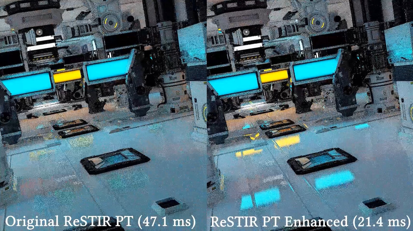 Nvidia ускорила real time path tracing в 2 3 раза ReSTIR PT Enhanced