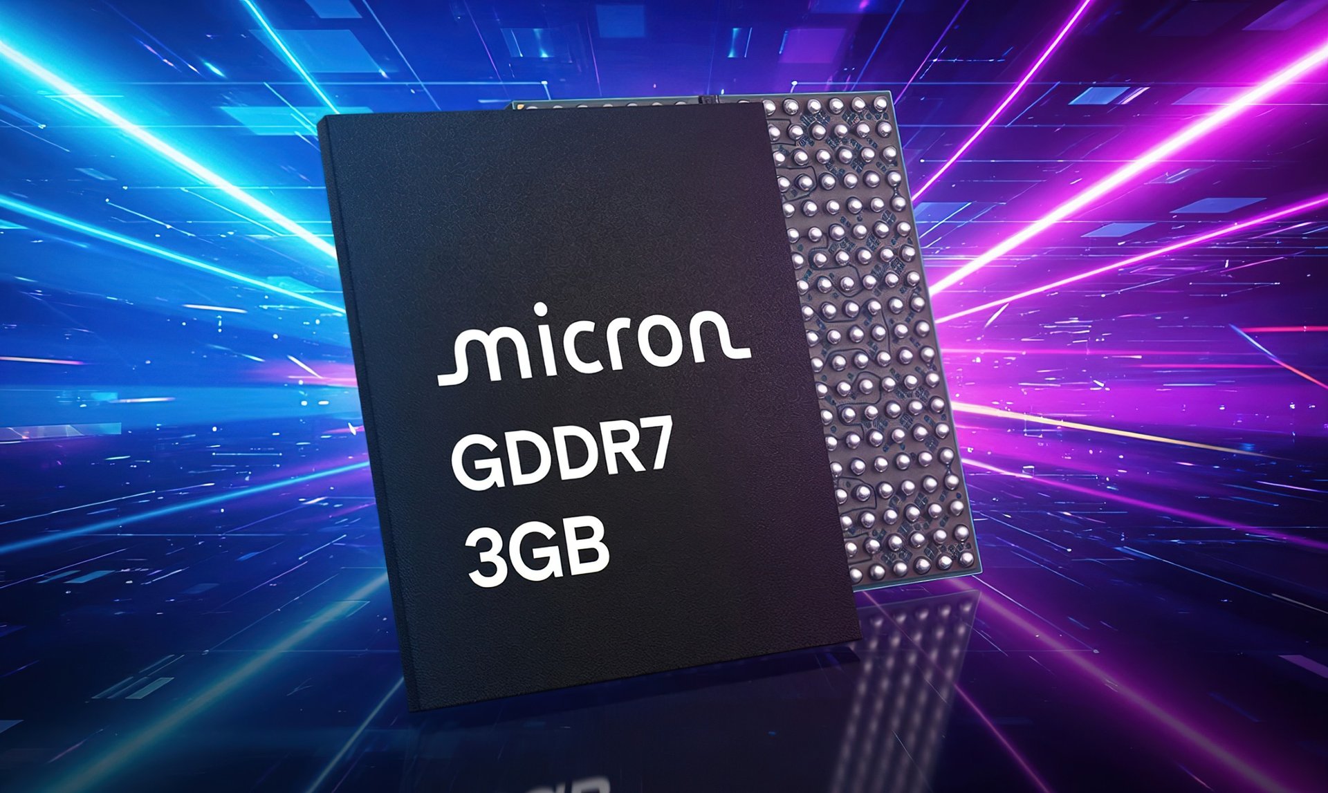 Micron начала выпуск 3 ГБ GDDR7 шанс для бюджетных видеокарт