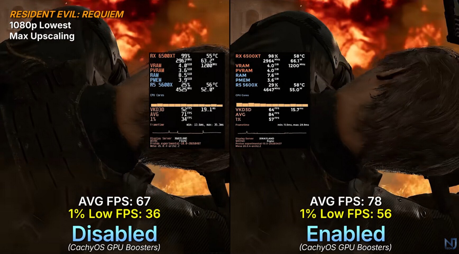 Изображение к статье: Патч Linux для VRAM оживил RX 6500 XT 4 ГБ: местами +100% FPS