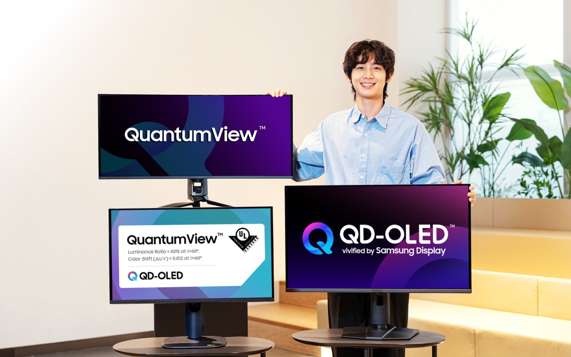 Изображение к статье: Samsung QD-OLED прошли проверку UL QuantumView по углам обзора