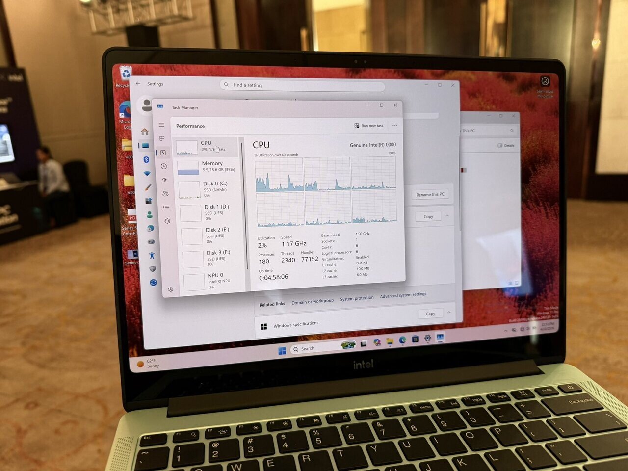 Изображение к статье: Intel показала референс-ноутбук Wildcat Lake в стиле MacBook Neo