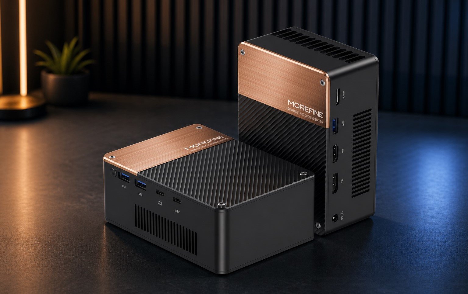 MOREFINE G2 eGPU с RTX 5060 Ti Thunderbolt 5 и OCuLink за $1 099