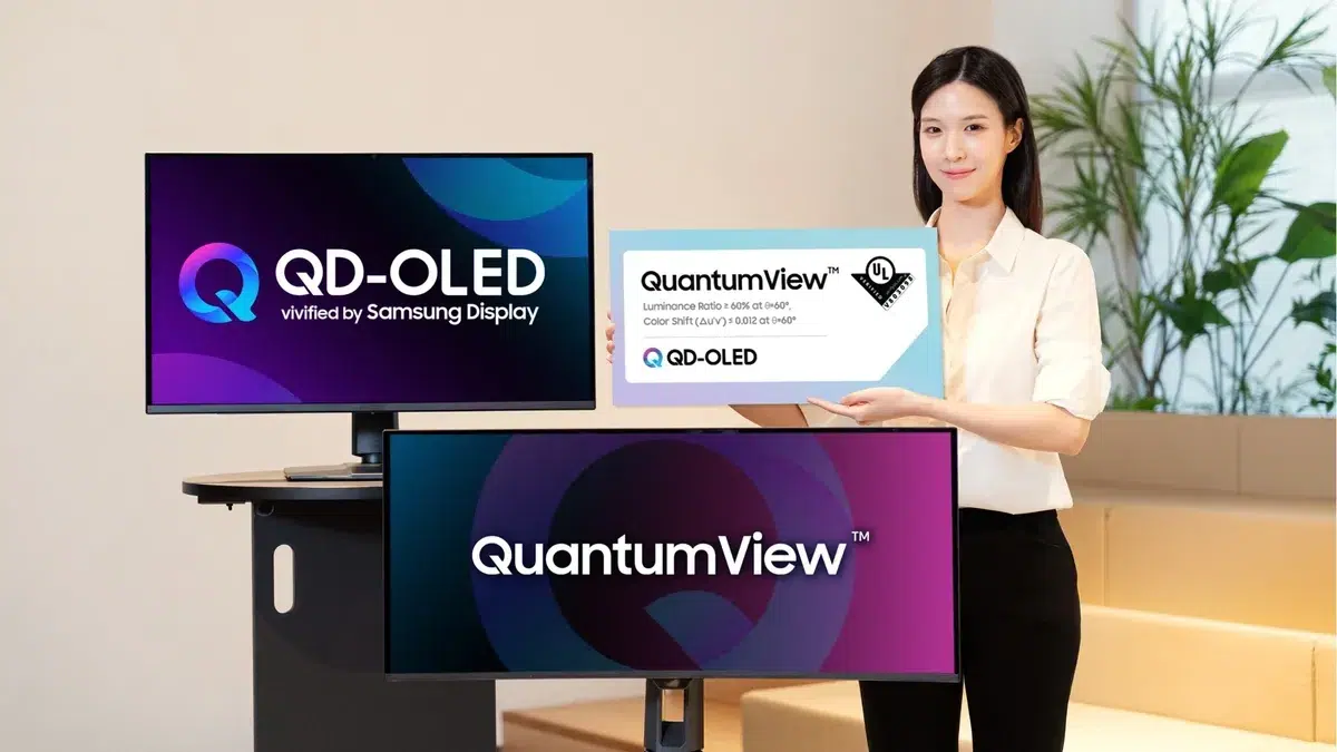 Изображение к статье: Samsung Display засветила QD-OLED 83 дюйма и панель 24 дюйма