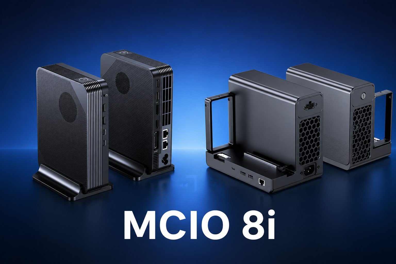 GPD перевела eGPU на MCIO 8i до 512 Гбитс и 2 с RTX 4090