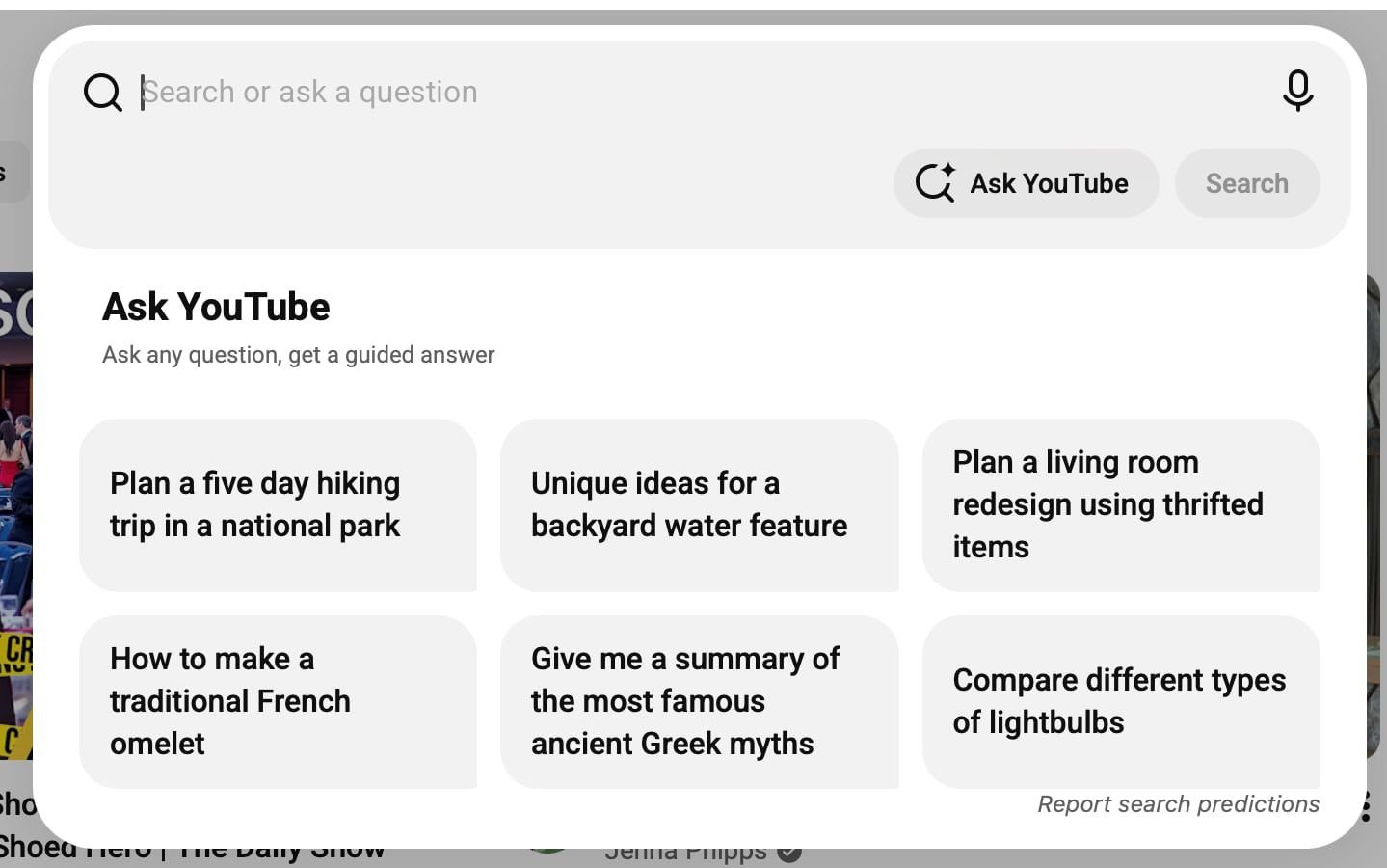 Изображение к статье: YouTube тестирует Ask YouTube: поиск с ИИ и диалогом в ответах