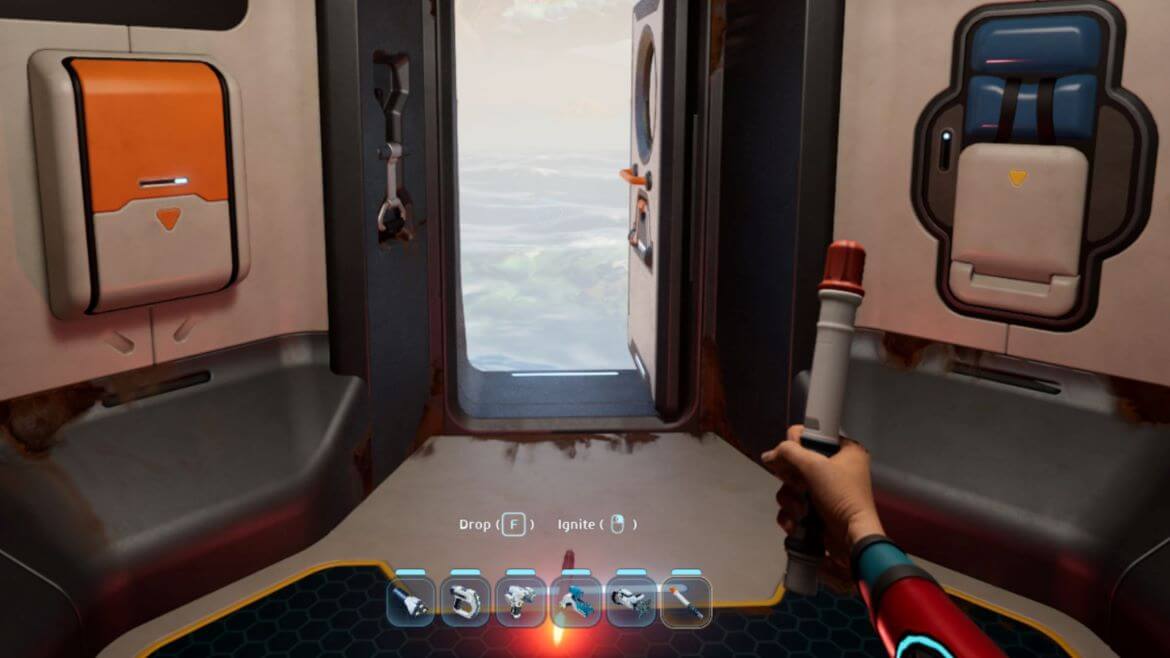 Создание и использование сигнальной ракеты в Subnautica 2