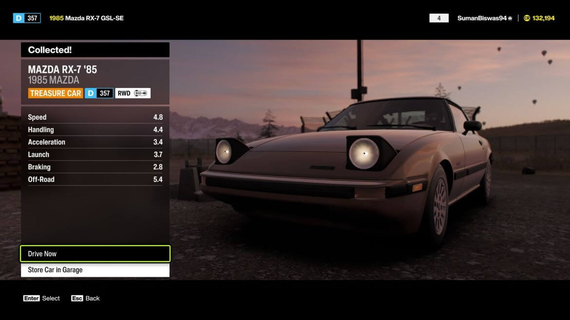 Mazda RX 7 GSL SE 1985 года