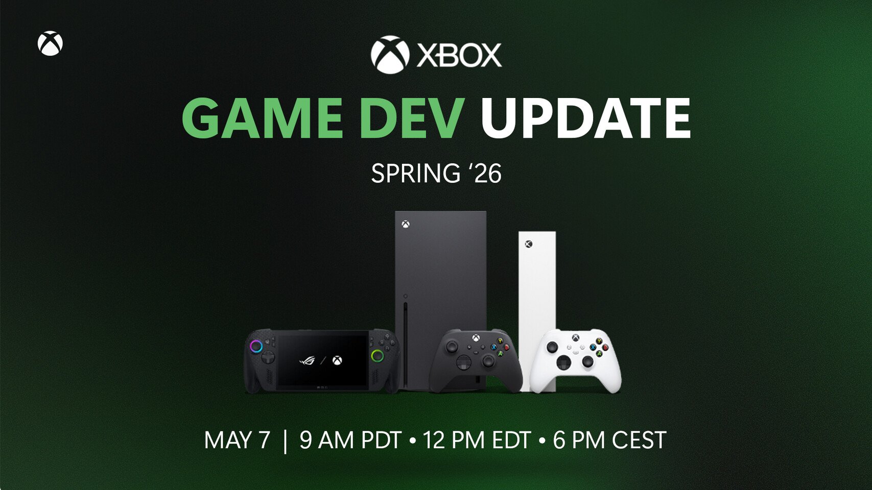 Microsoft проведёт Game Dev Update 7 мая и покажет Xbox Helix