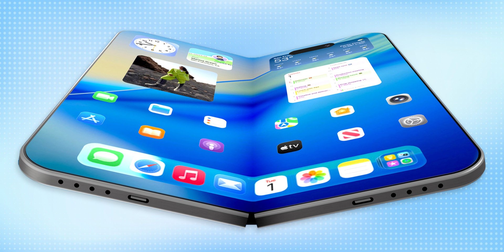 iPhone Fold Apple ставит на шарнир UTG и клей против складки