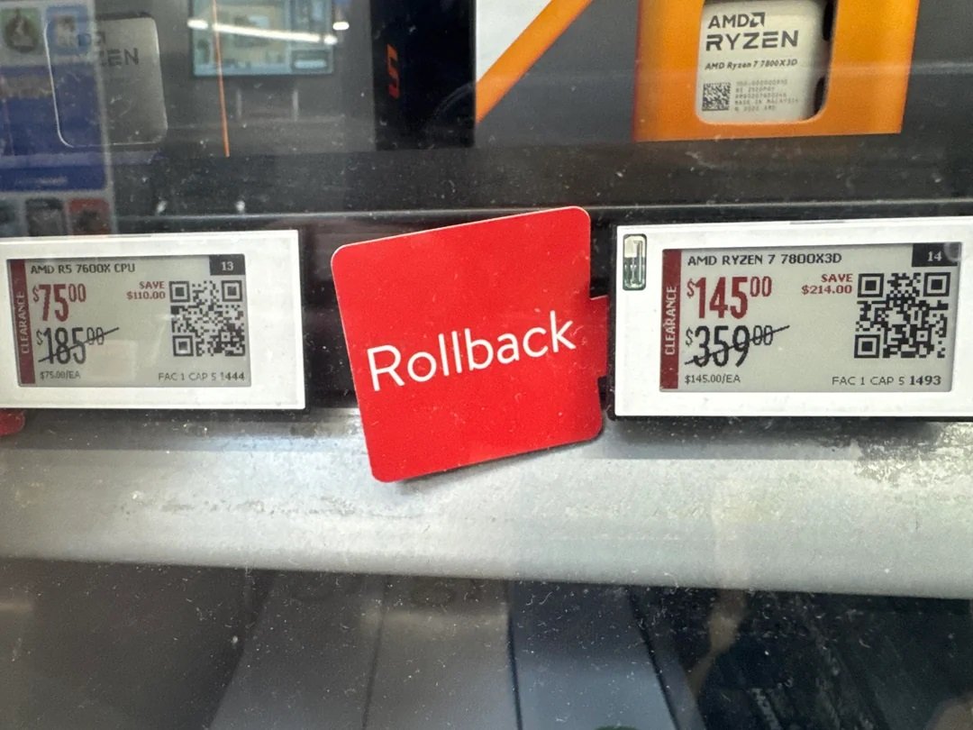 Изображение к статье: В Walmart продали Ryzen 7 7800X3D за $145 и Ryzen 5 7600X за $75